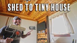 Shed To Tiny House Conversion - Day 10