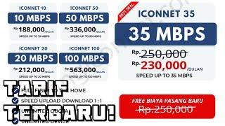 Tarif Terbaru ICONNET Dan Kontraknya | Tonton Sebelum Berlangganan!