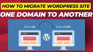 How to easily Transfer / Migrate WordPress Website to Another Domain Free 2024