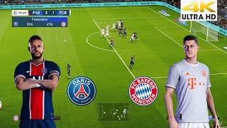 PES 2021 -Bayern Munchen vs PSG | UEFA Champions League UCL| PC 4k