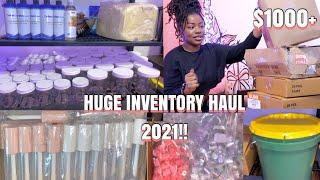 Huge $1000 INVENTORY HAUL (Lipgloss and Skincare Edition) + starting a business 2021!!