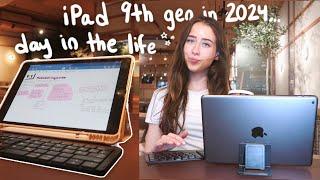 iPad 9th Generation in 2024 Review | iPad day in the life as a student