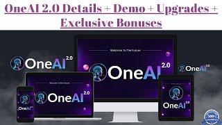 OneAi 2.0 Review + Demo + Upgrades (OTOs) + Bonuses | One Ai 2.0 Review | OneAi Review