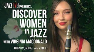 Virginia MacDonald - Live at JAZZ.FM91 (Discover Women in Jazz)