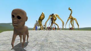 HMSAM VS TREVOR HENDERSON CREATURES!! Garry's Mod Sandbox