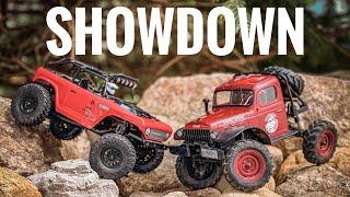 Axial SCX24 vs FMS FCX24 - BATTLE for the 1/24 CROWN!