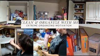 Clean & Organize With Me | Extreme Organizing Motivation