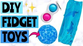 DIY FIDGET TOYS! Stress Ball, Water Snake | How to make fidgets! EASY! Viral TikTok Fidgets