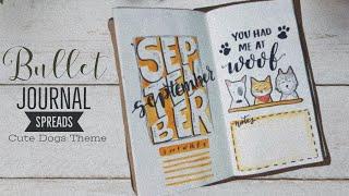 MINI HAND DRAWN PLANNER 11 | DOG BULLET JOURNAL SET UP IDEAS | DIY PLANNER | BUJO IDEAS