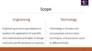 Engineering Vs Technology ppt | Scope and Career Paths #education #technology #engineering#trending
