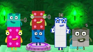 Numberblocks Learning Academy #43 - Numberblocks 8 9 2 - Numberblocks Magic Run - Numberblocks Game