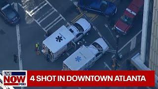 4 shot at food court in downtown Atlanta | LiveNOW from FOX