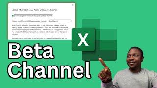 How to Enroll for Microsoft 365 Insider Program (Enable Beta Channel in Microsoft Excel)