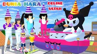 Kejutan Ulang Tahun Baby Celine  | Yuta Kumpul Orang Ngecat Kapal Raksasa Kuromi | Sakura Sanrio