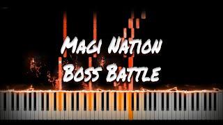 Magi Nation - Boss Battle | VIDEO GAME PIANO COVER | PIANO TUTORIAL