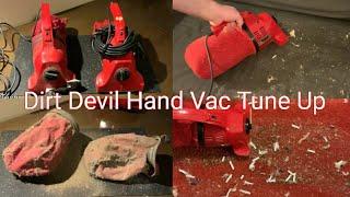 1990's Dirt Devil Hand Vac Tune Up and Demo - Model 103