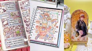 ASMR Journal with me  Decorating with sticker Ep.215 Douyin collection  Kawaii Channel