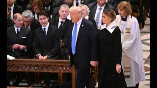 Living U.S. presidents arrive for Jimmy Carter funeral at Washington Cathedral