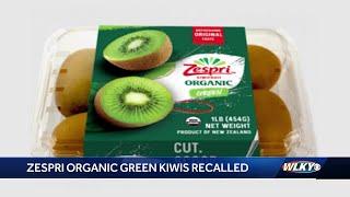 FDA recalls Zespri organic green kiwis