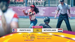 Highlights | Game 2 Puerto Rico vs Netherlands | 2024 WBSC Women’s Softball World Cup - Finals