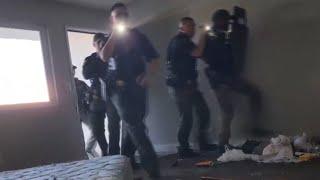 What private security teams are doing in Las Vegas to address squatters in vacant apartments as e...