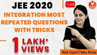 JEE Mains 2020 | Most Repeated Questions In JEE Mains - Integration with Tricks | JEE Mains Maths