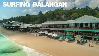 Big rolling waves at Balangan with less crowd