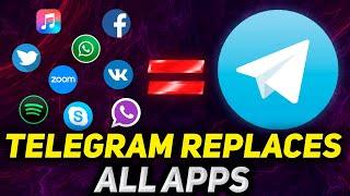Why TELEGRAM is a SUPER APP. You WON'T NEED Zoom, WhatsApp, Skype, Spotify, Twitter anymore