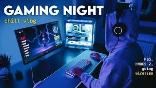 gaming vlog  | cozy gaming night hades 2, unboxing razer viper v2 pro, valo