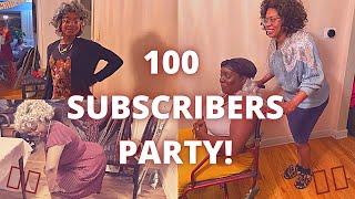 ItslikeCandy HIT 100 SUBSCRIBERS! | Old People Party! You Need To Be At Least 85+ to enter! 