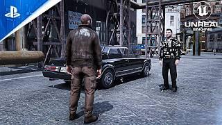 Grand Theft Auto IV — REMASTERED Unreal Engine 5 2024 Concept - RAY TRACING Graphics Mod