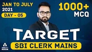 Target SBI Clerk 2021 Mains | General Awareness | 1000+ Questions | Day #5