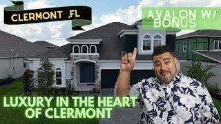 Clermont New Construction in Hartwood landings by Dreamfinders The Avalon with bonus Floor Plan