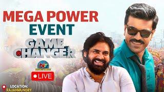 Mega Power GAME CHANGER Massive Pre-Release Event LIVE | Ram Charan | Pawan Kalyan || NTVENT