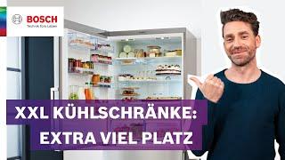 XXL Kühlschränke: Mehr Platz für frische Lebensmittel | Bosch Kühlen