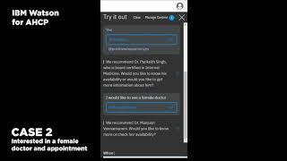 IBM Watson for Access Health Care Physicians