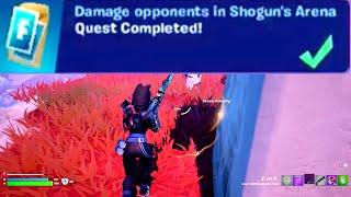 Damage opponents in Shotguns Arena Fortnite