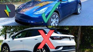 Tesla Model Y vs Volkswagen ID4: Did I Choose the Wrong Electric Car?