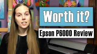 Watch this BEFORE Buying a Large Format Printer - Epson SureColor P6000 Review for Artists with Pets