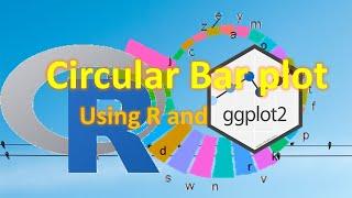 Circular bar Plot  Data Visualization using R , plotting performance data