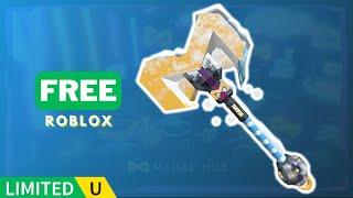 FREE LIMITED UGC | How to get Medal Frozen Hammer in Medal Hub on Roblox