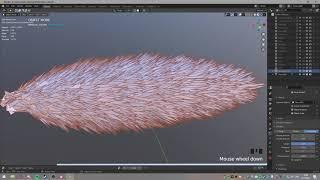 Fluffy tail from scratch Blender/Substance painter