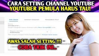 Cara setting channel YouTube banyak view terbaru 2021