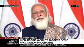 India begins world's biggest COVID-19 vaccination programme