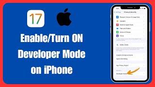 How to enable Developer mode on iPhone iOS 17 - 16 (& fix not showing )