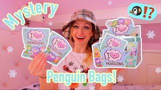 OPENING 10 MYSTERY I  PENGUIN BLIND BAGS!!️ *RARE GOLD & SILVER HUNT!* | Vlogmas Day 3