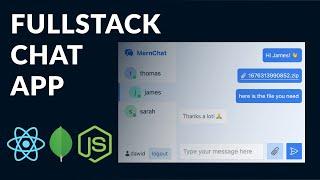 Build a Fullstack CHAT App using MERN (mongo, express, react, node)