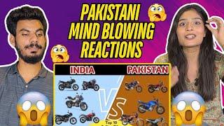 Full comparison India VS Pakistan Top 10 Selling Bike 2024  | PAKISTANI REACTION |