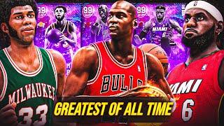 Using The GREATEST Players Of All Time In NBA 2k22 MyTEAM