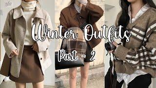 Korean Outfits ideas || Winter Outfits Pt-2️